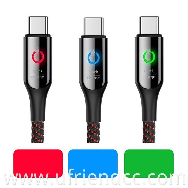 Hot sell usb A male to type c male fast charging cable